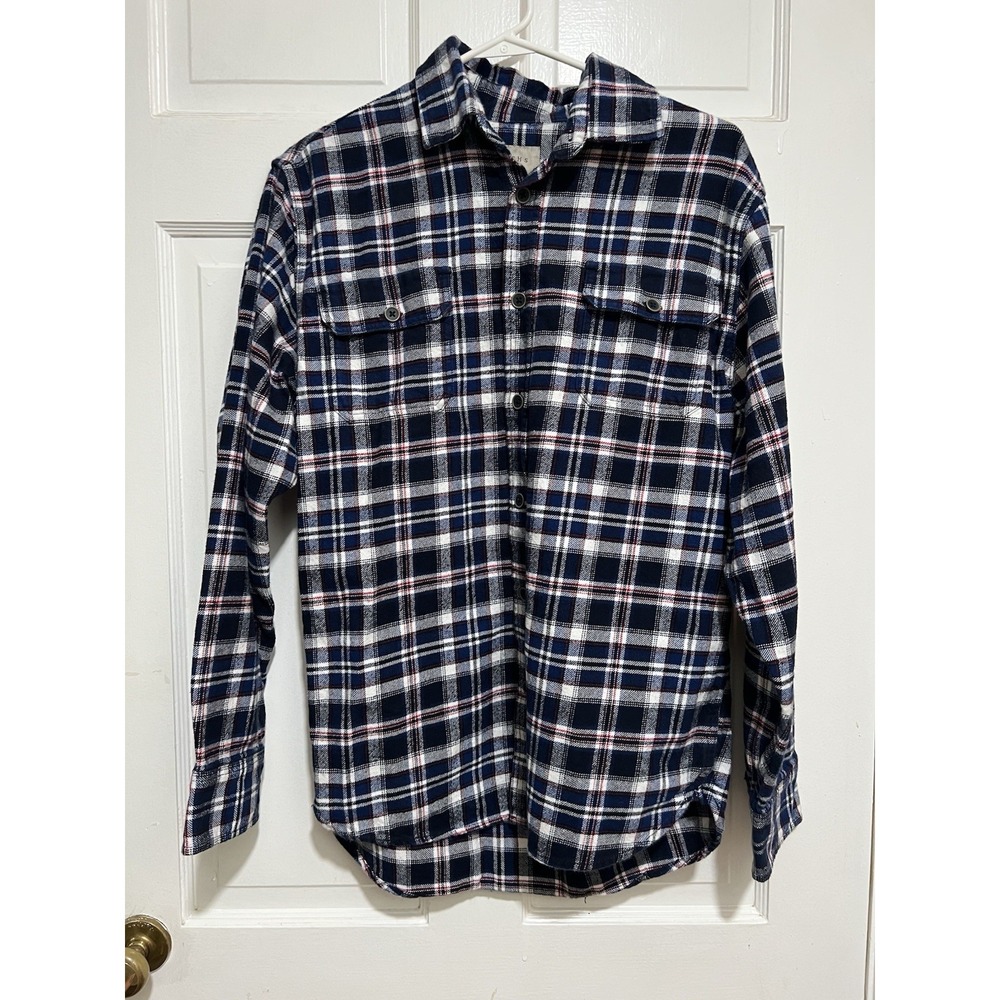 2 Jachs Men's Flannel Shirts Size Medium - Picture 5 of 7